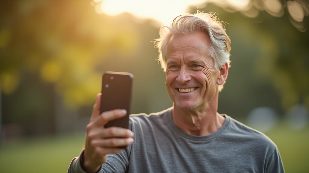 Adult taking a photo to share on social media